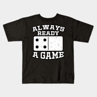 Funny Dominoes Saying Kids T-Shirt